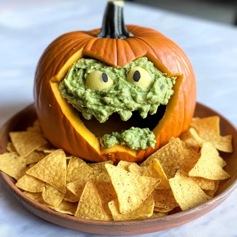 Throwing Up Pumpkin Guacamole Recipe