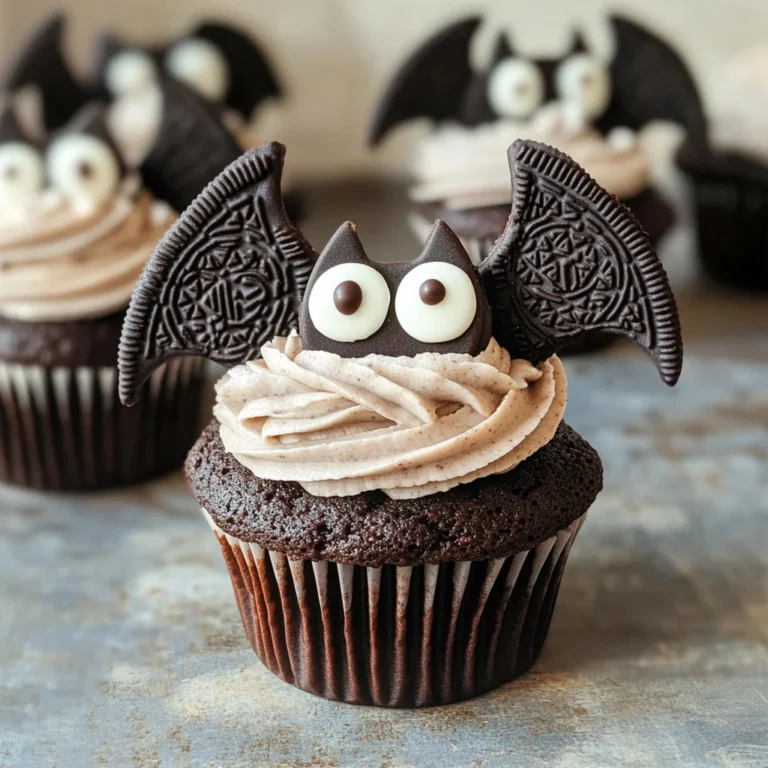 Vegan Oreo Bat Cupcakes