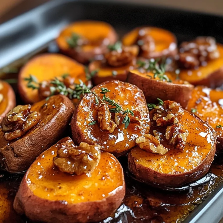 Walnut Maple Roasted Sweet Potatoes