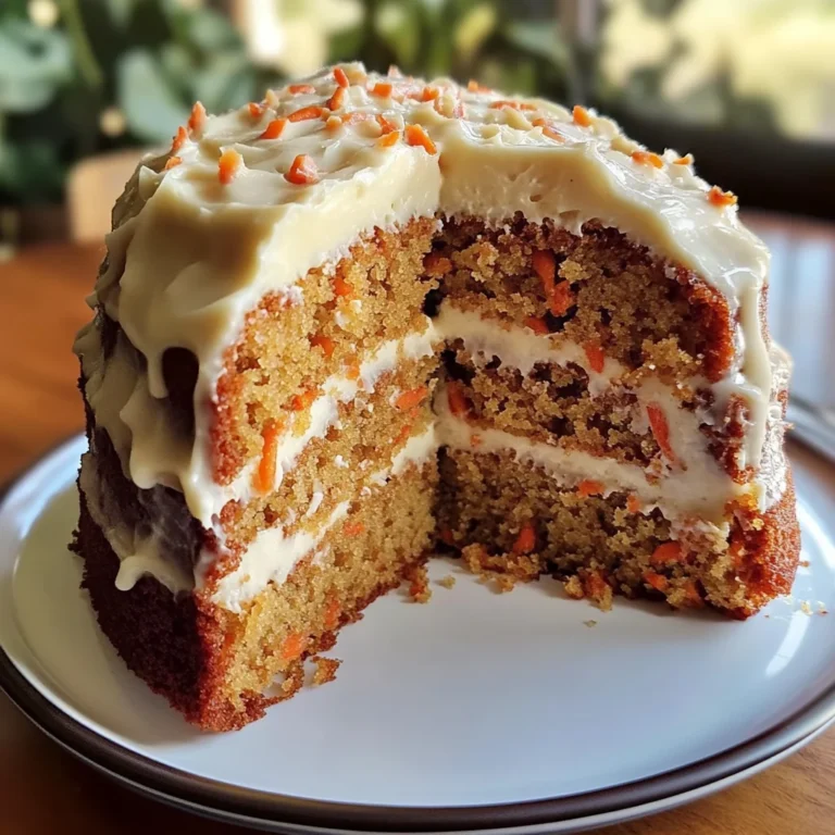 Carrot Pound Cake Recipe