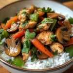 Chicken, Mushroom & Veggie Rice Bowl