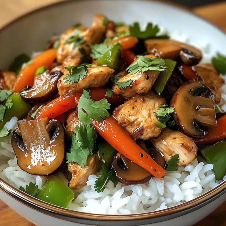 Chicken, Mushroom & Veggie Rice Bowl