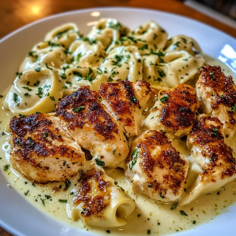 Creamy Cajun Chicken Tortellini in Garlic Mozzarella Sauce