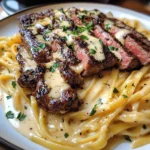 Creamy Cajun Steak Alfredo