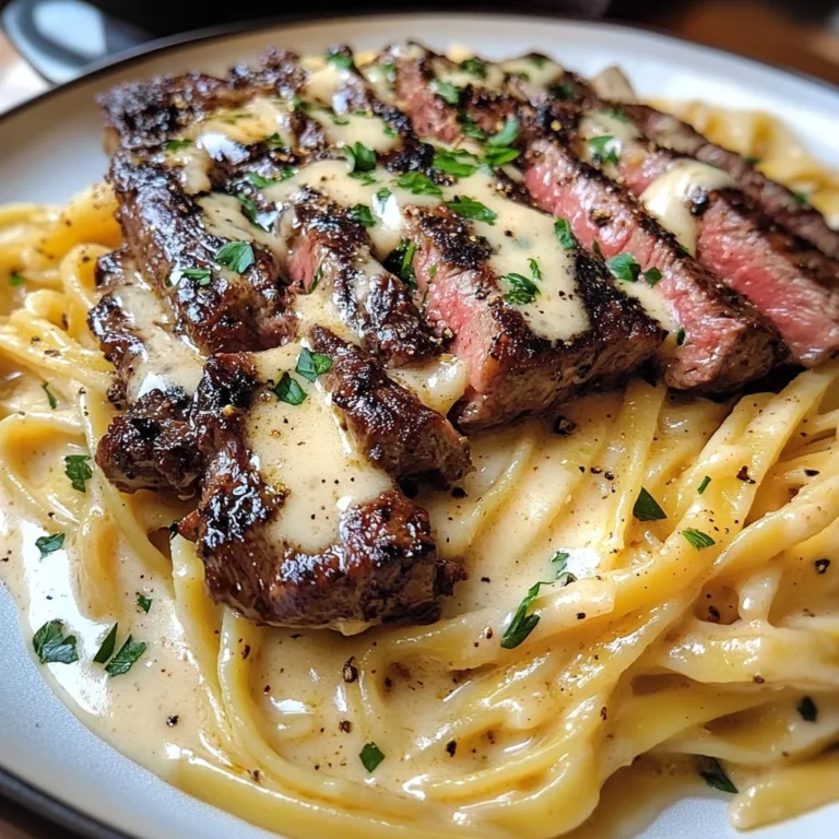 Creamy Cajun Steak Alfredo