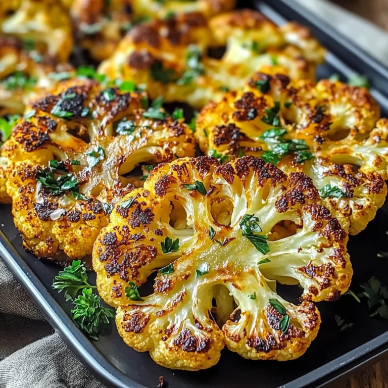 Crispy Baked Cauliflower Steaks