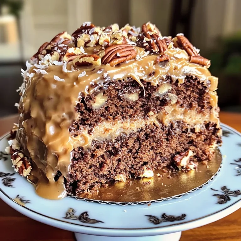 German Chocolate Pound Cake with Coconut-Pecan Frosting