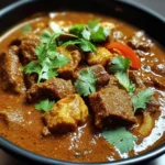 Indian Beef Curry with Tomato Gravy and Whole Spices