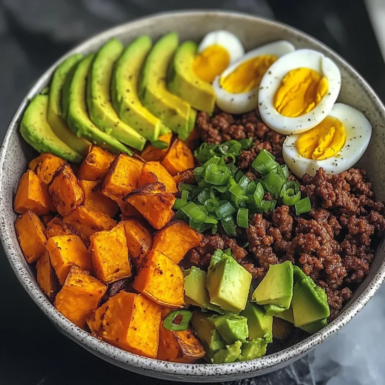 Protein Power Bowl with Sweet Potatoes & Avocado