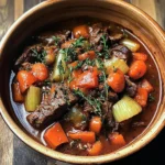 Slow-Baked Beef Casserole with Herbs and Tomatoes