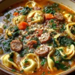 Autumn Tortellini Soup With Sausage