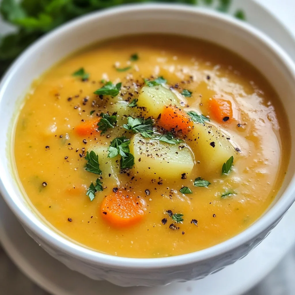 Carrot potato soup