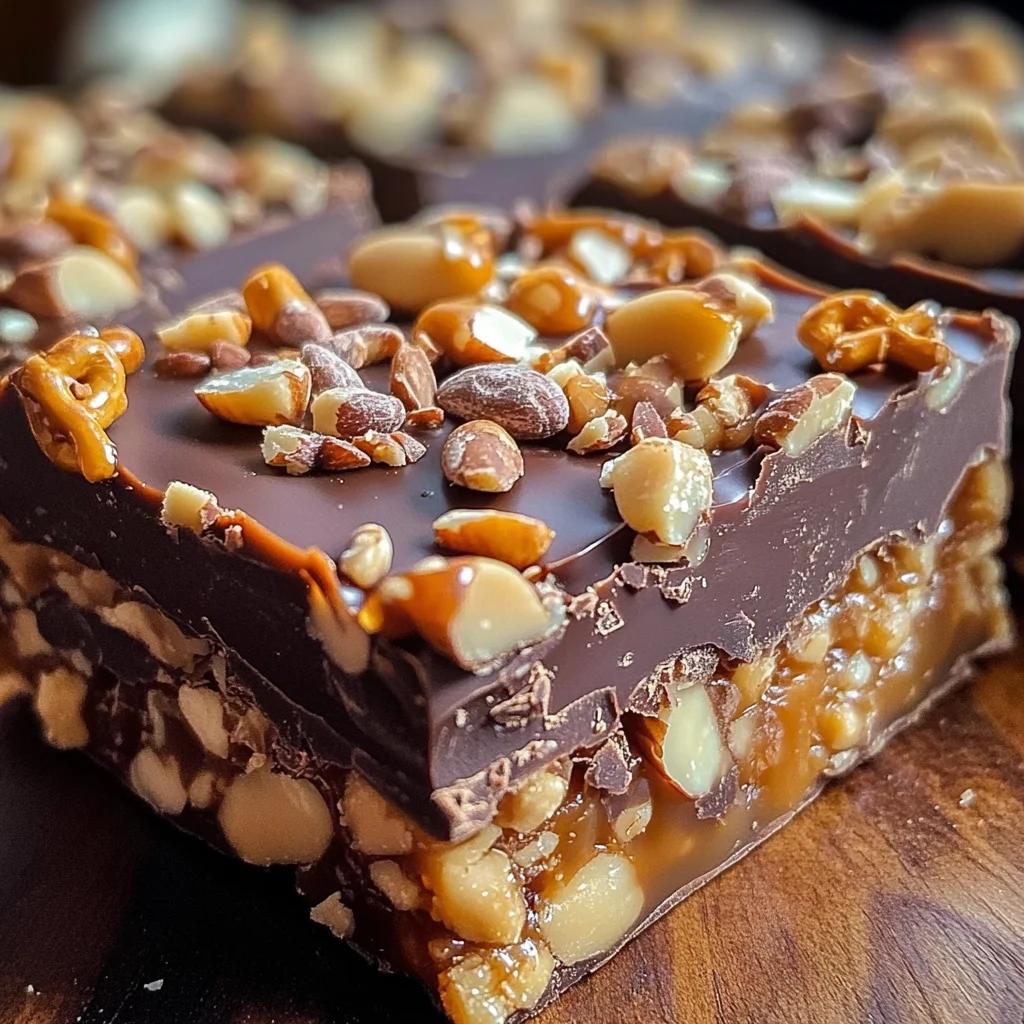 Decadent Caramel Chocolate Crunch Bars: A Sweet Indulgence