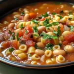 Hearty Pasta e Fagioli Soup Recipe