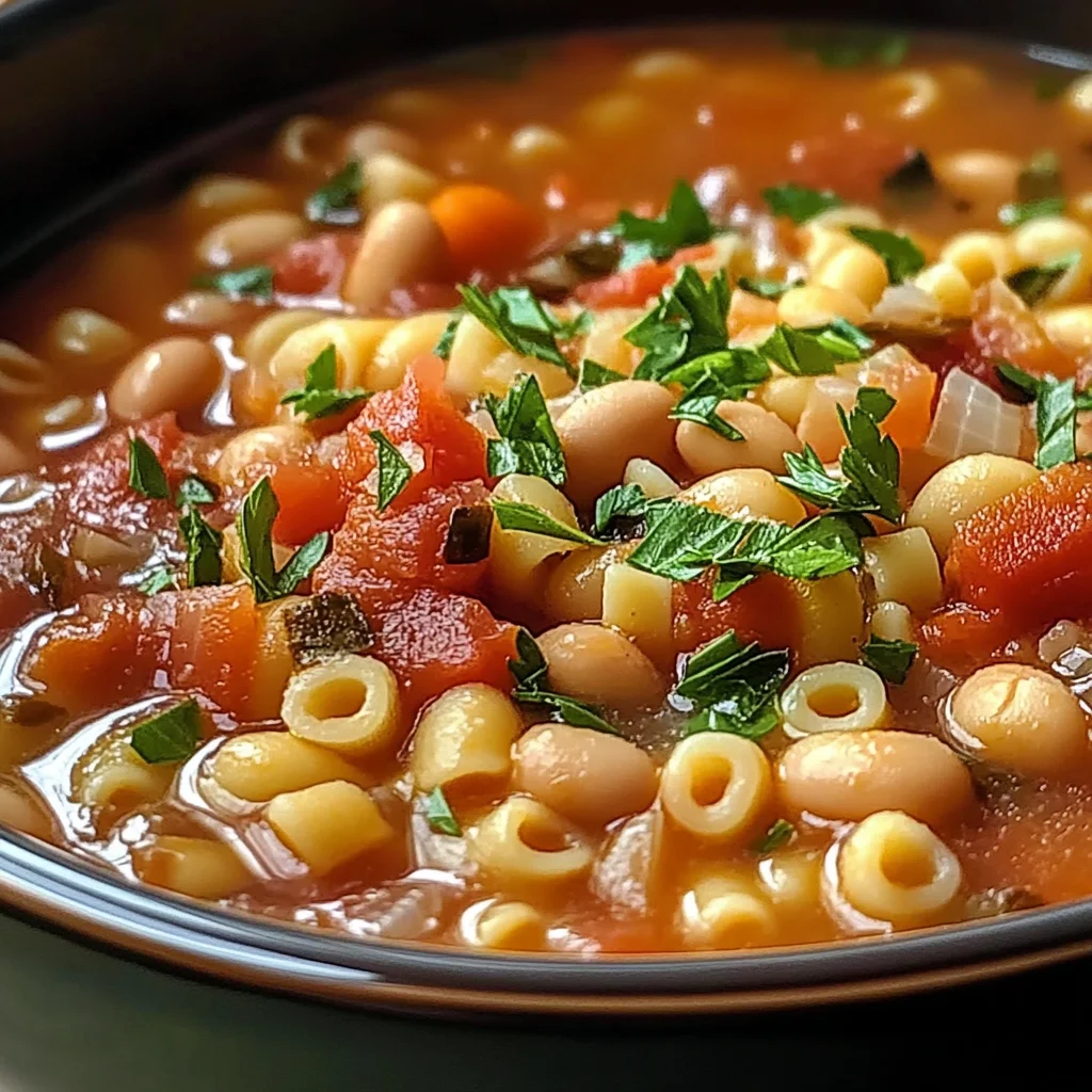 Hearty Pasta e Fagioli Soup Recipe