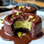 Pistachio Chocolate Lava Cakes Recipe