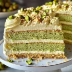 Pistachio Dacquoise Cake