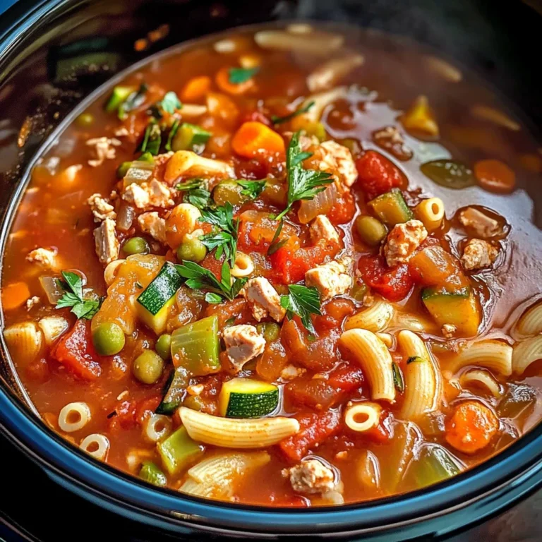 Slow Cooker Pasta E Fagioli Soup {Olive Garden copy-cat}