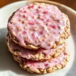 Strawberry Iced Oatmeal Cookies Recipe