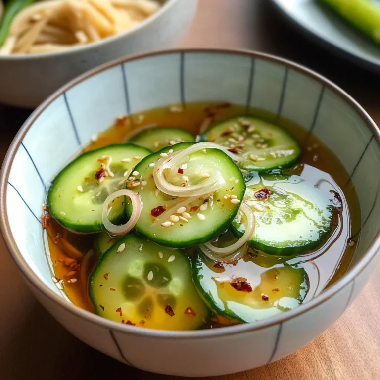 Asian Pickled Cucumber