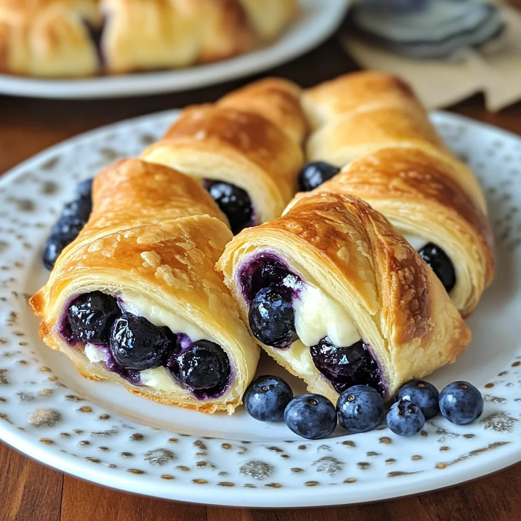 Blueberry Cheesecake Rolls