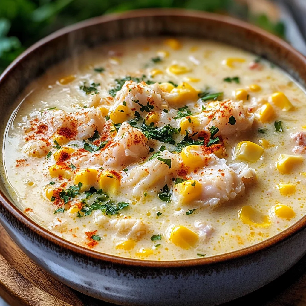 Bobby Flay’s Crab & Corn Chowder