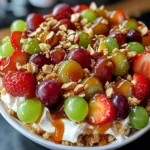 Caramel Crunch Cheesecake Fruit Salad