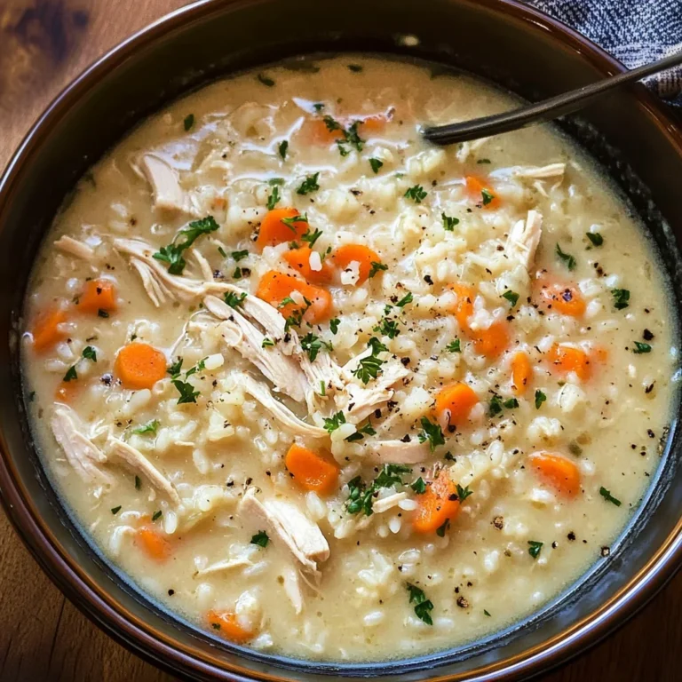 Crack Chicken and Rice Soup