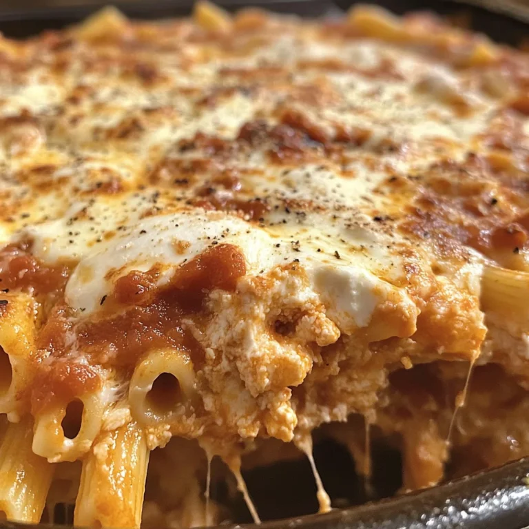 Crock Pot Baked Ziti
