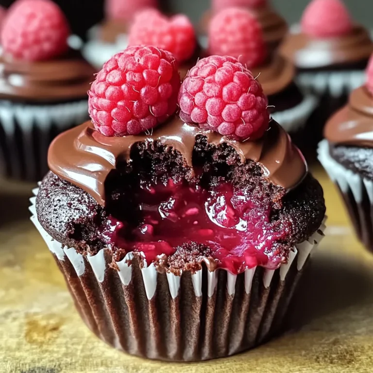 Decadent Raspberry Chocolate Lava Cupcakes You'll Adore