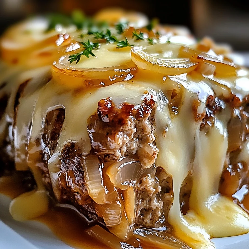 Delicious Crockpot French Onion Meatloaf Recipe