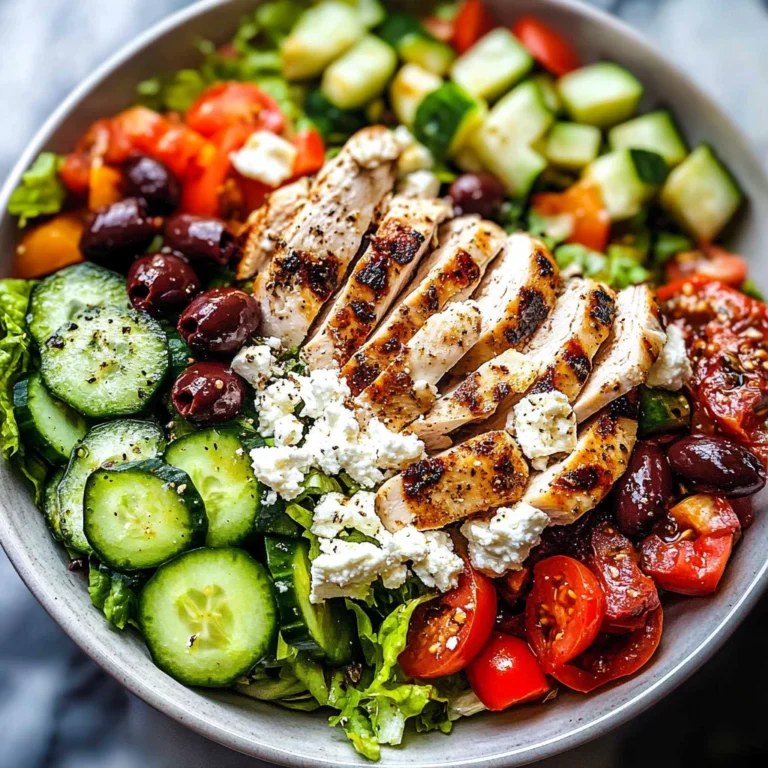 Greek Salad with Chicken