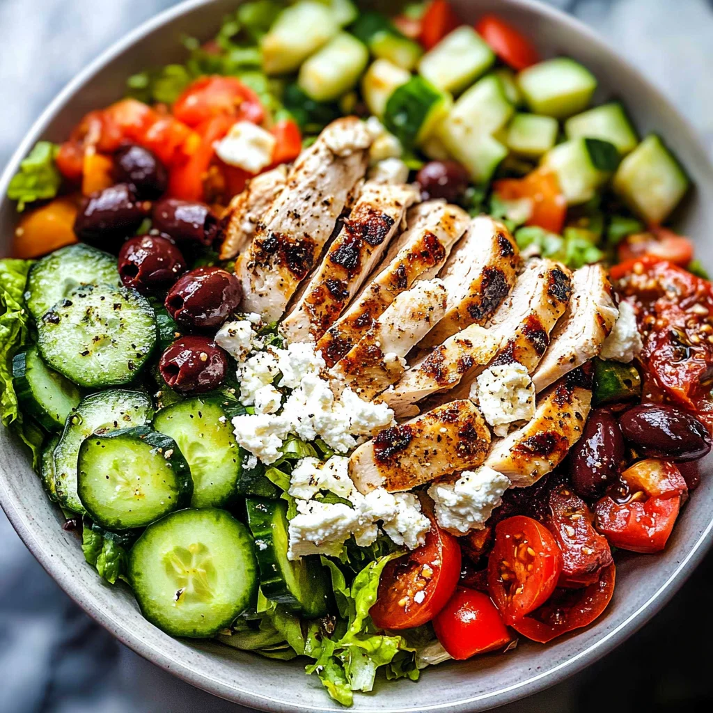 Greek Salad with Chicken
