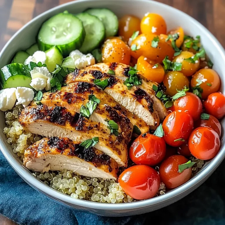 Grilled Chicken Quinoa Bowls