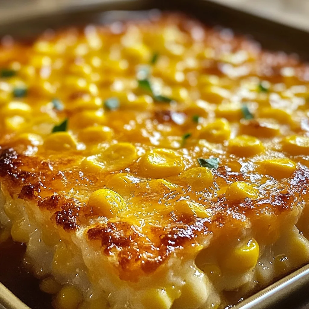 Honey-Glazed Corn Casserole
