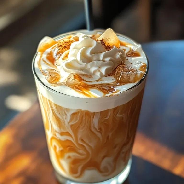 Iced Pumpkin Cream Chai Tea Latte