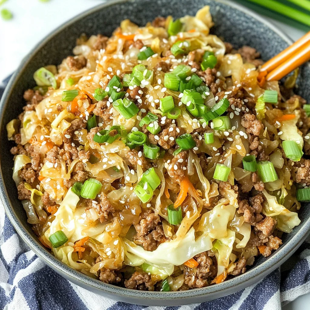 Inside Out Egg Roll in a Bowl