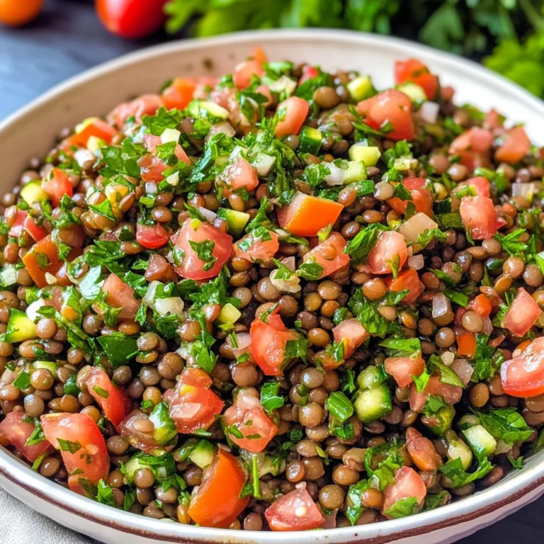 Lentil Tabbouleh