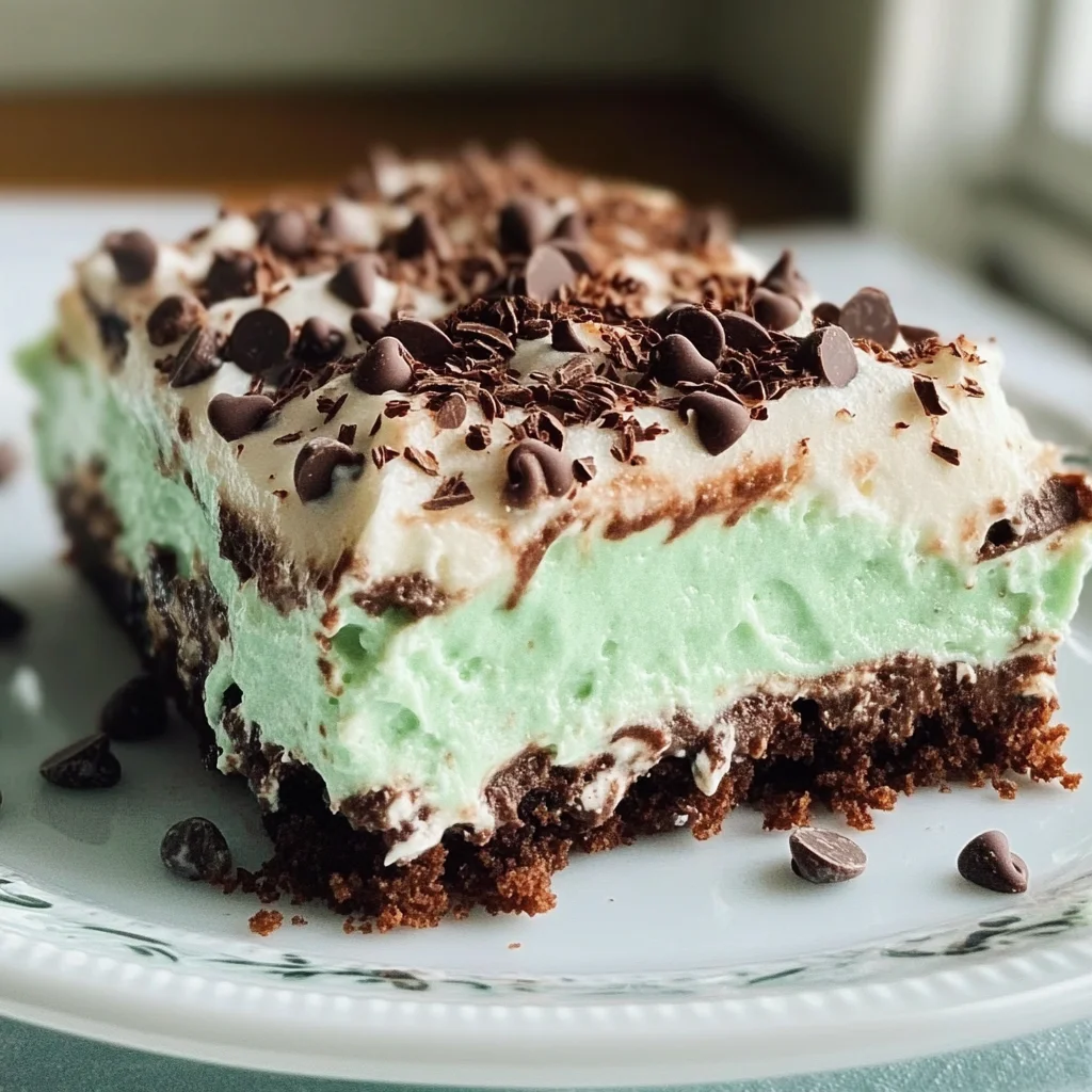 Mint Chip Lasagna Recipe