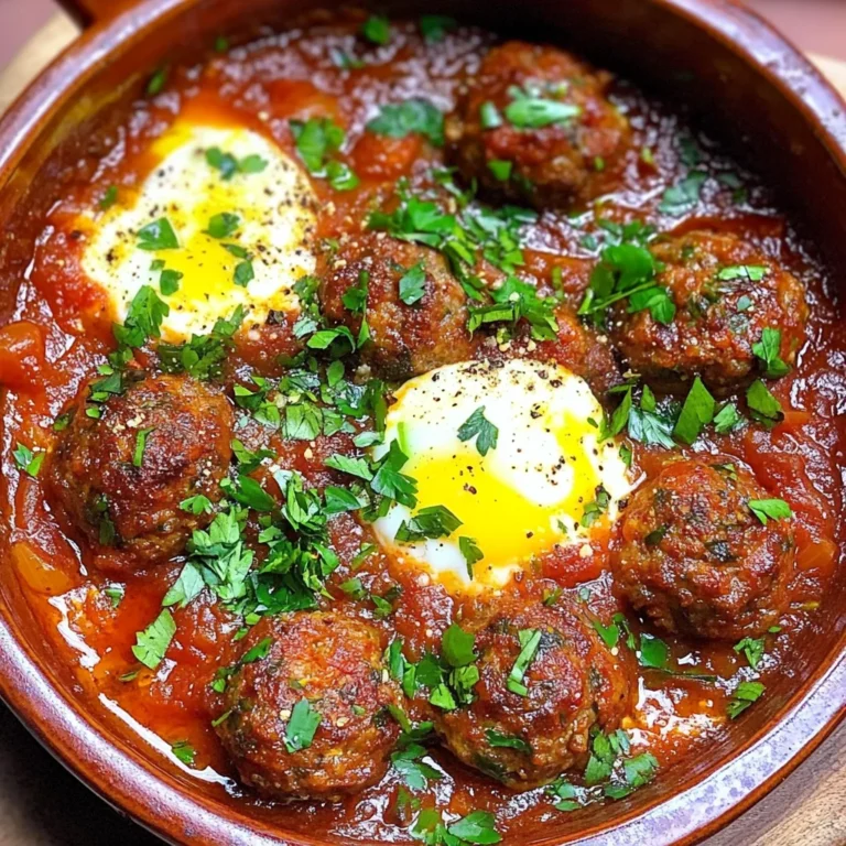 Moroccan Meatballs (Meatball Tagine)