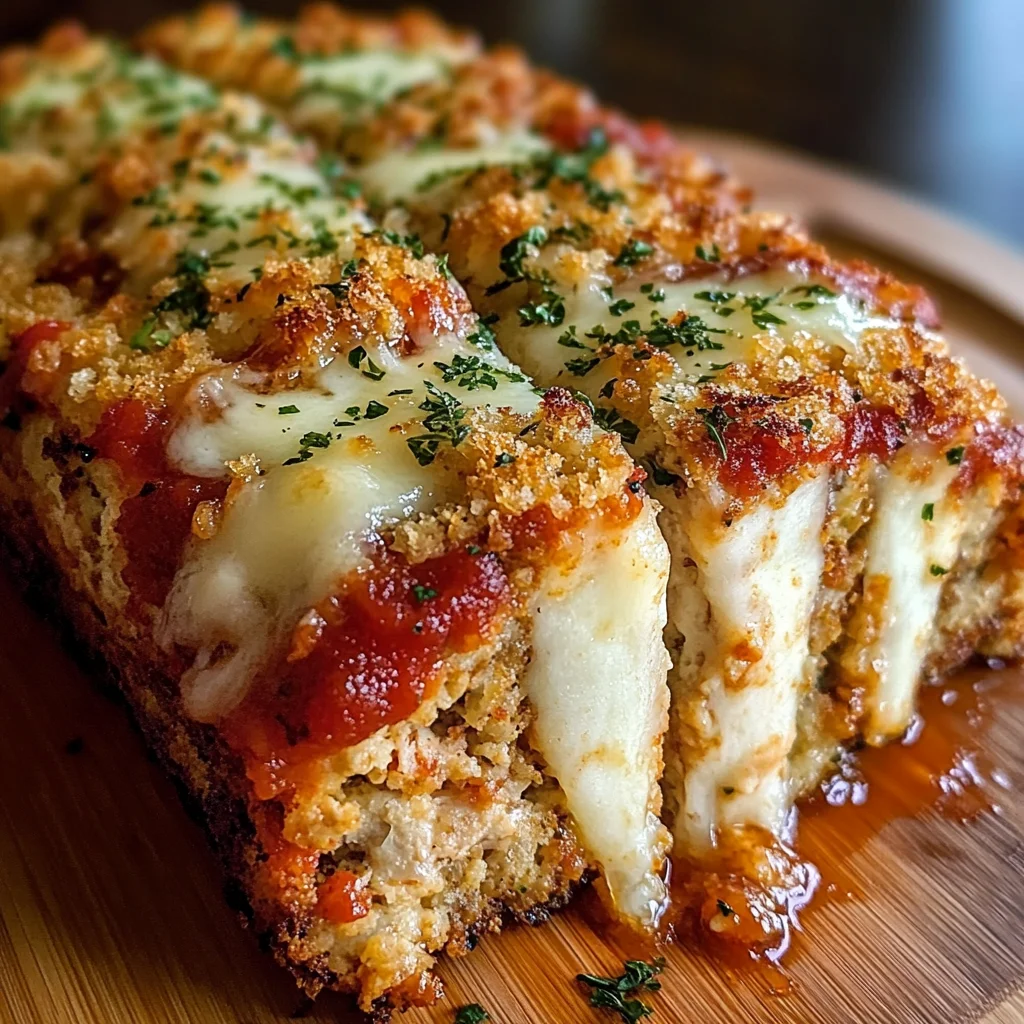 Parmesan Chicken Meatloaf