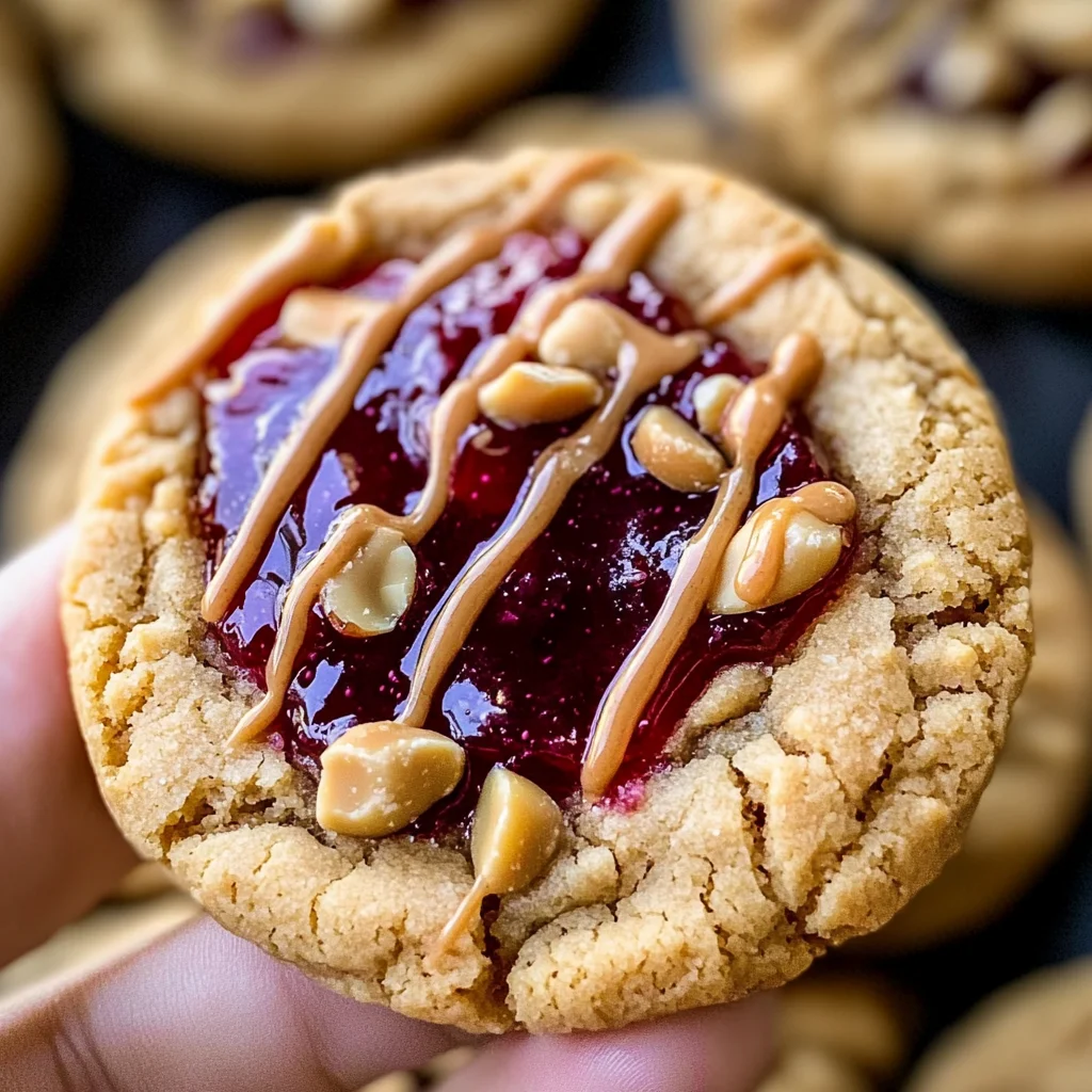Peanut Butter and Jelly Cookies