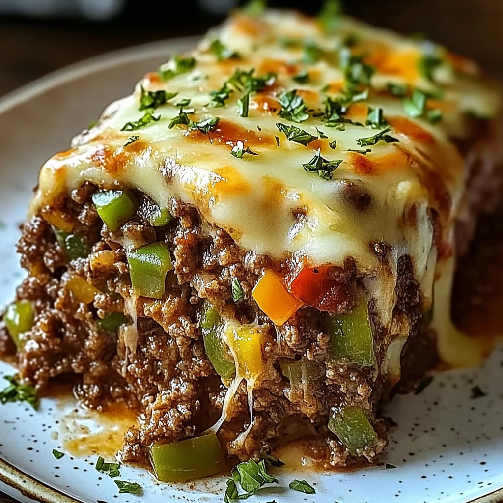 Philly Cheesesteak Meatloaf: A Cheesy, Beefy Twist on a Comfort Food Classic