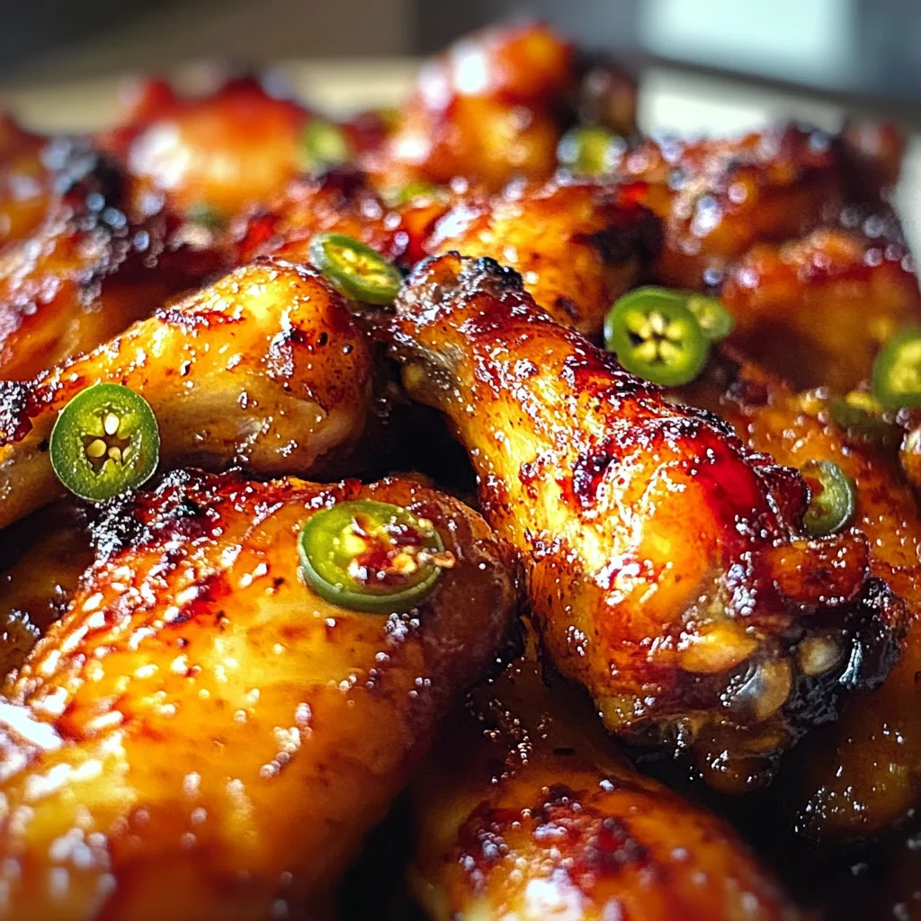 Pineapple Cowboy Candy Chicken Wings