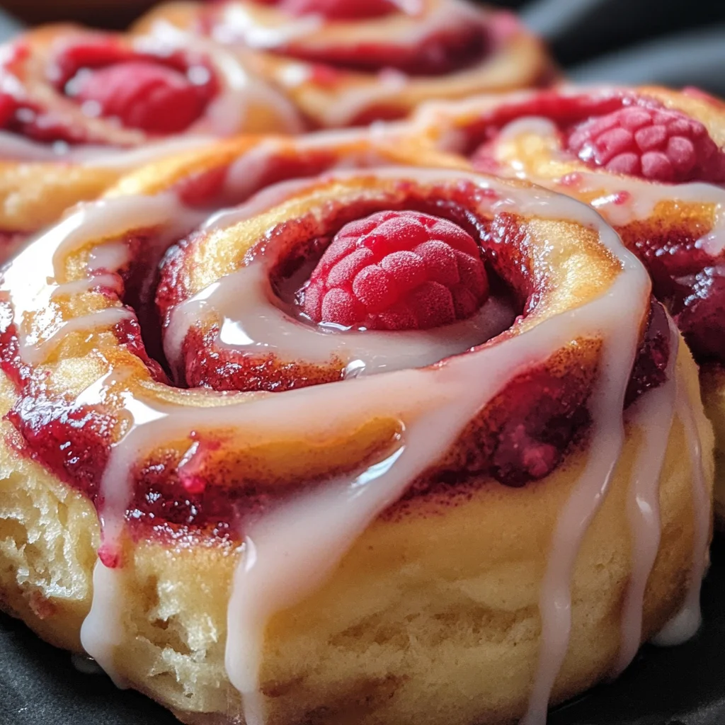 Raspberry Cinnamon Rolls
