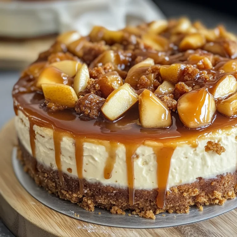 Salted Caramel Apple Pie Cheesecake Recipe