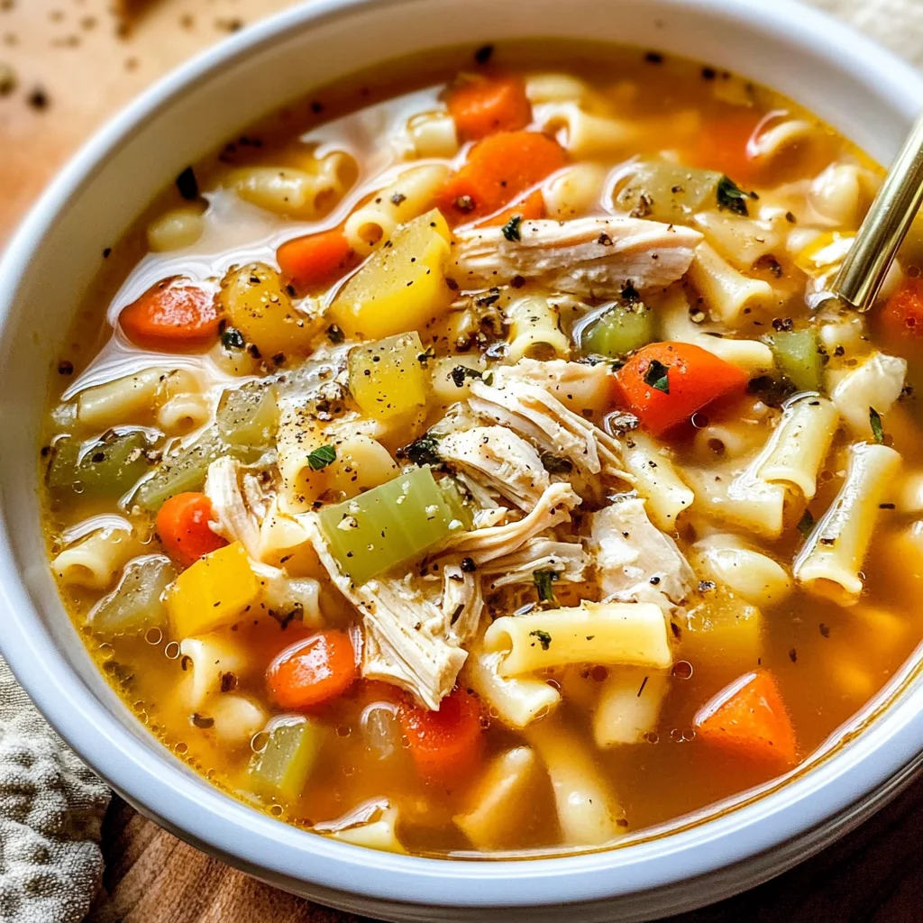 Sicilian Chicken Soup