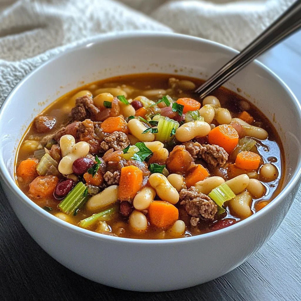 Slow Cooker Copycat Olive Garden Pasta e Fagioli