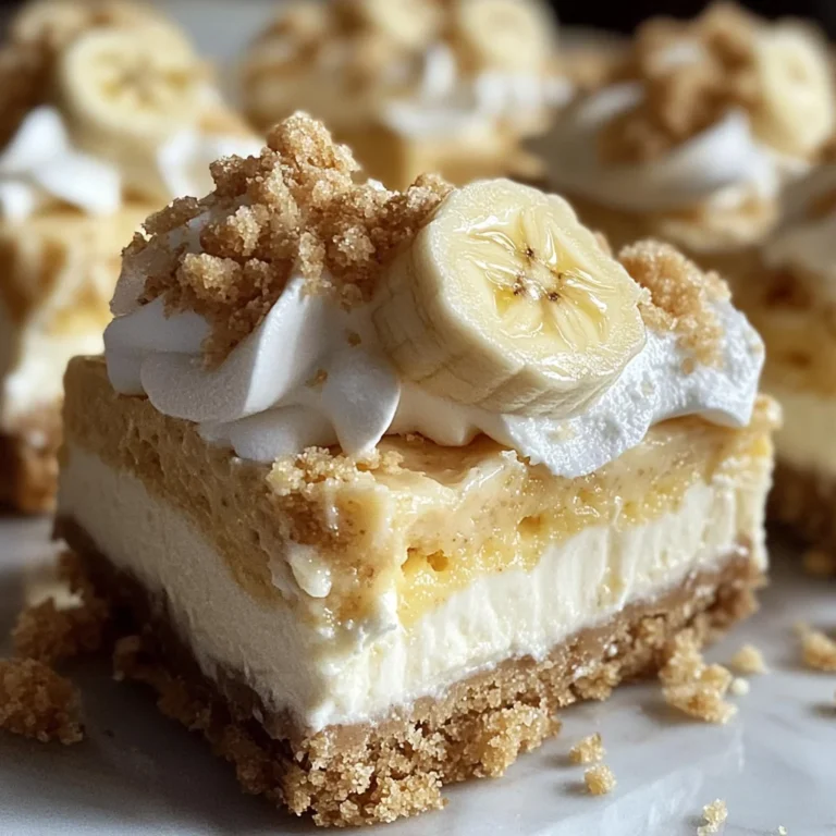 Banana Pudding Cheesecake Squares