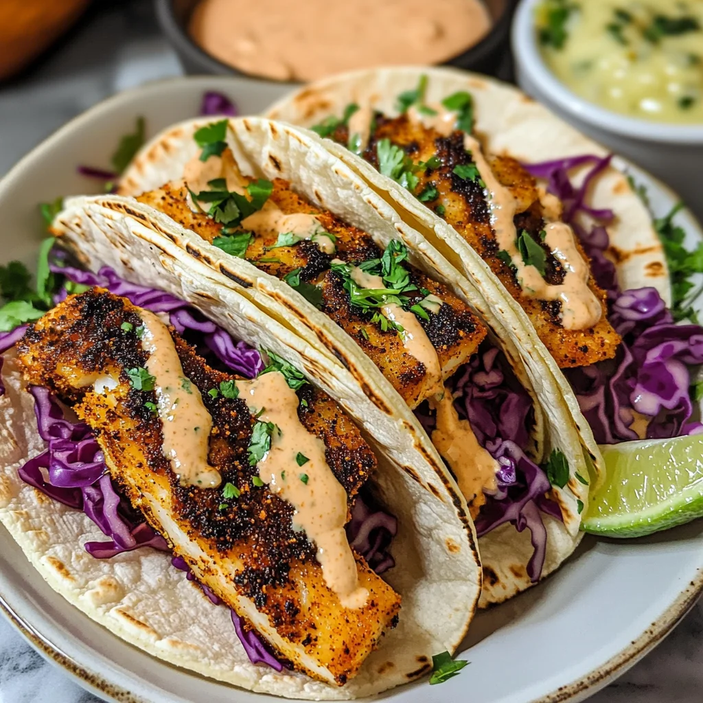 Blackened Fish Tacos